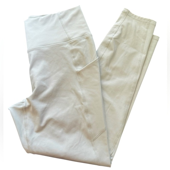 Fabletics Pants - Fabletics pure luxe leggings, side pockets, light grey, size Medium,